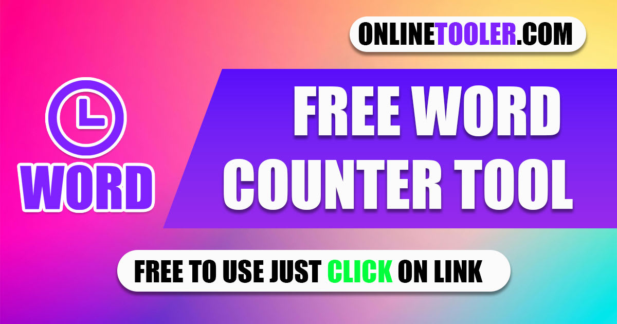 Free Word Counter Tool – Instantly Count Words, Characters & More!